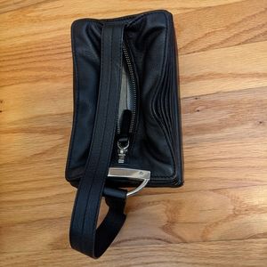 Bodhi, black accordion leather bag